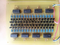 LED kostka 8x8x8 - Deska ovládání sloupců